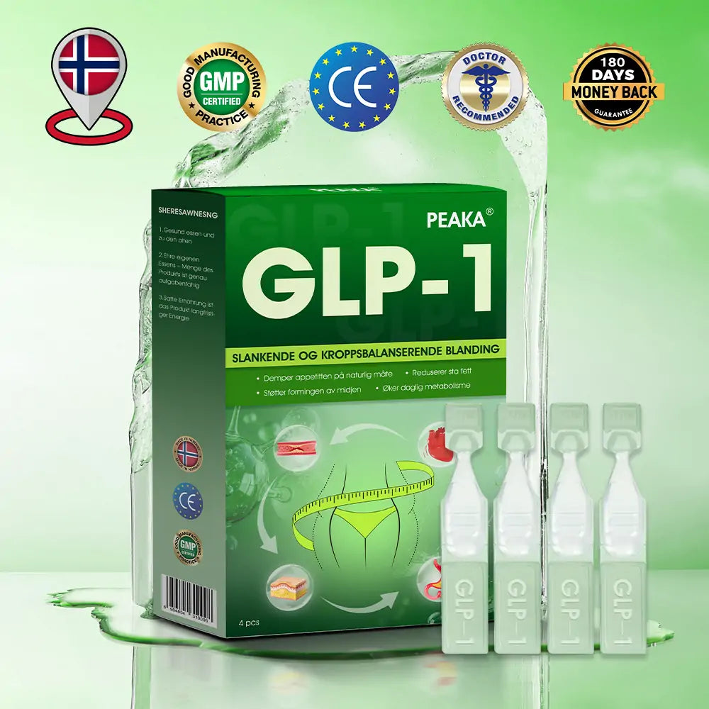[Offisiell Butikk] 𝐏𝐄𝐀𝐊𝐀® 𝐆𝐋𝐏-𝟏 𝐕𝐞𝐤𝐭𝐭𝐚𝐩 𝐎𝐫𝐚𝐥 𝐋ø𝐬𝐧𝐢𝐧𝐠 – 👨‍⚕️ Fedme, Hjerte- og karsykdommer, Diabetes, Søvnapné, Leddproblemer og Mer💪