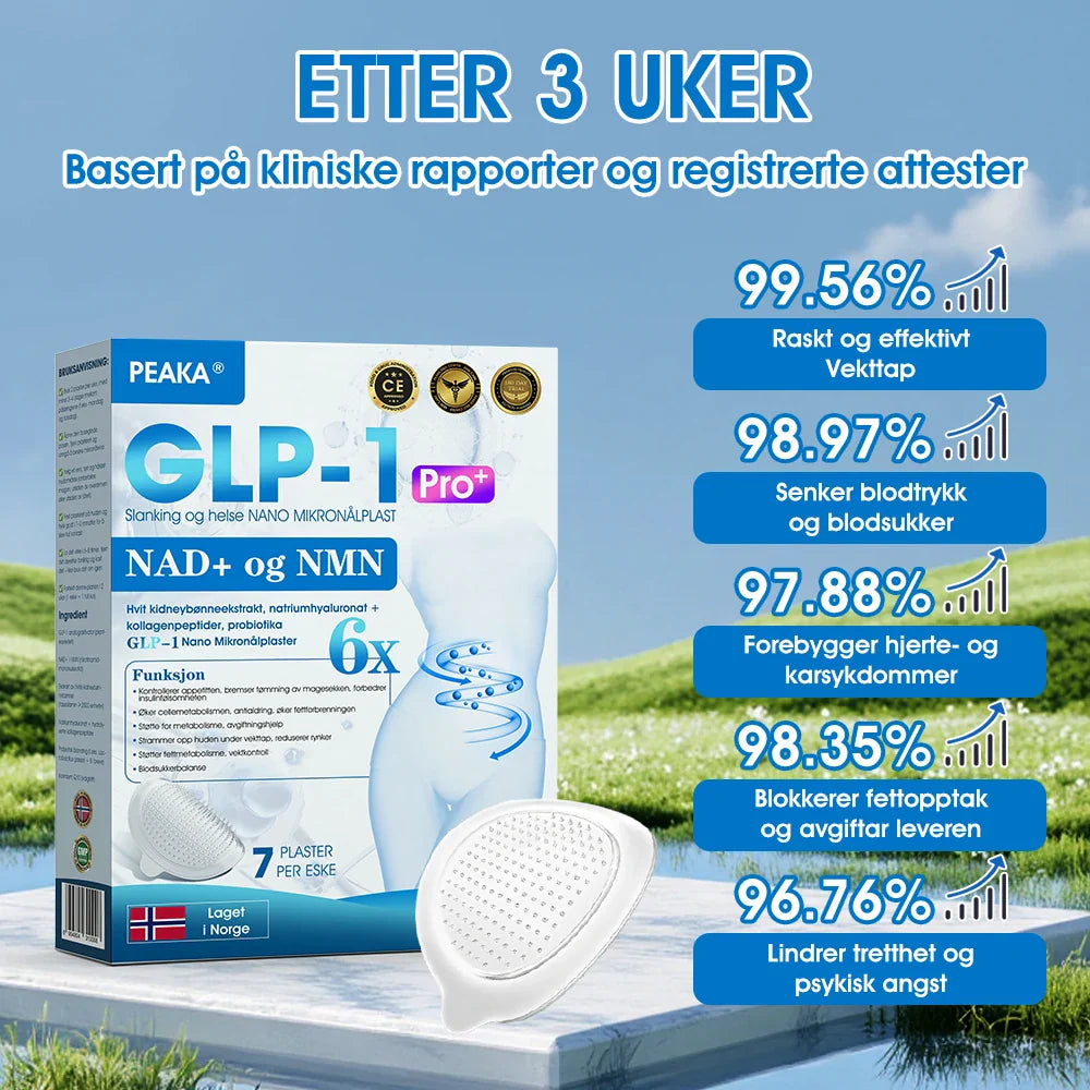 [Siste dag! 𝟖𝟎 % 𝐑𝐀𝐁𝐀𝐓 🥇] 🇳🇴𝐏𝐄𝐀𝐊𝐀® 𝐆𝐋𝐏-𝟏 & 𝐍𝐀𝐃+ 𝐒𝐥𝐚𝐧𝐤𝐞𝐧𝐝𝐞 𝐨𝐠 𝐡𝐞𝐥𝐬𝐞𝐛𝐫𝐢𝐧𝐠𝐞𝐧𝐝𝐞 𝐍𝐀𝐍𝐎 𝐌𝐈𝐊𝐑𝐎𝐍𝐀̊𝐋𝐏𝐋𝐀𝐒𝐓𝐄𝐑 (Ingen smerte. 24/7 virkning | 𝐆𝐚̊ 𝐫𝐚𝐬𝐤𝐭 𝐧𝐞𝐝 𝟏𝟎 𝐤𝐠 | 90 % reduksjon i sukker | )👨‍⚕️