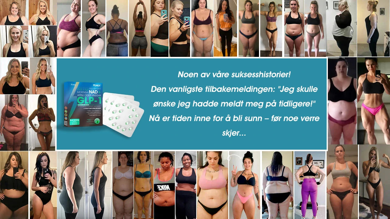 [Offisielt autorisert butikk] PEAKA® GLP-1 Slankende og Helsefremmende Ultra Konsentrerte Essensielle Væskeperler – NAD+, Moringa, ACV og Keto BHB (✅raskvirkende, langvarig effekt, retter seg mot diabetes, fedme og hjerte- og karsykdommer)